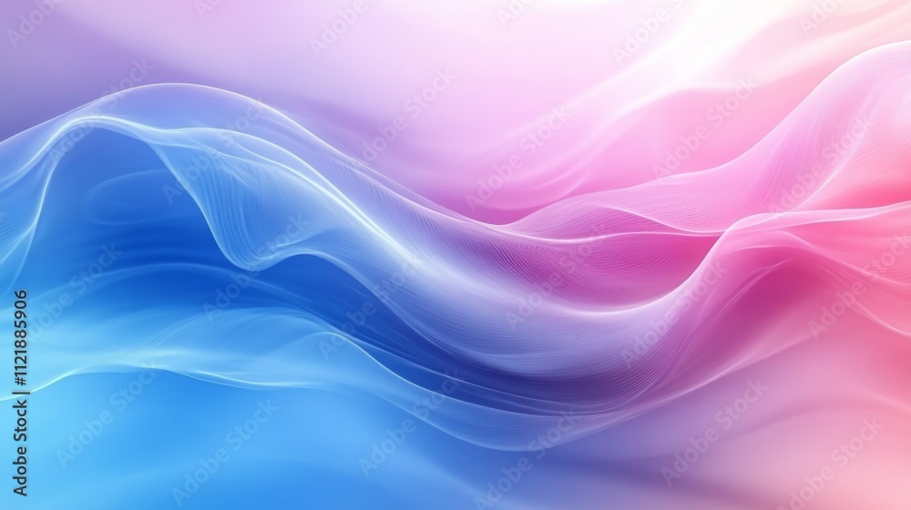 Fototapeta premium Abstract Colorful Waves Background