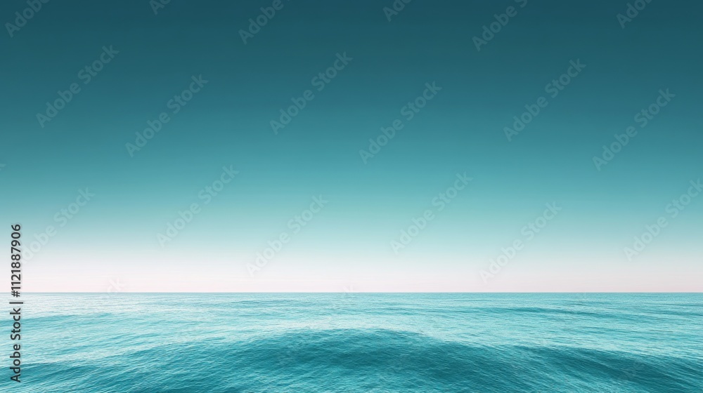Obraz premium Tranquil Ocean Horizon