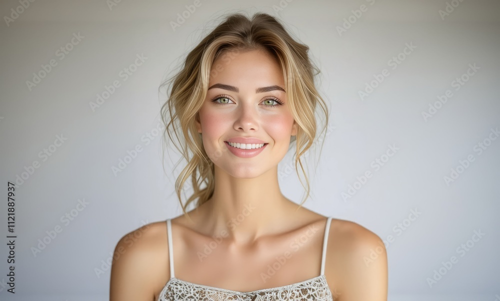 Beautiful smiling young woman with clean fresh skin and white teeth. Face care, Facial treatment, Cosmetology, beauty and spa, women portrait. Beautiful smiling young woman with clean fresh skin and white teeth. Face care, Facial treatment, Cosmetology, beauty and spa, women portrait.