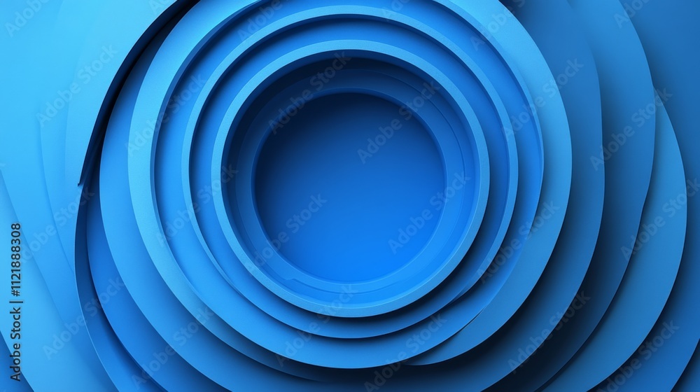 Abstract Blue Paper Layers Abstract Blue Paper Layers