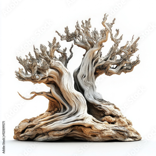 Fallen Tree Isolated