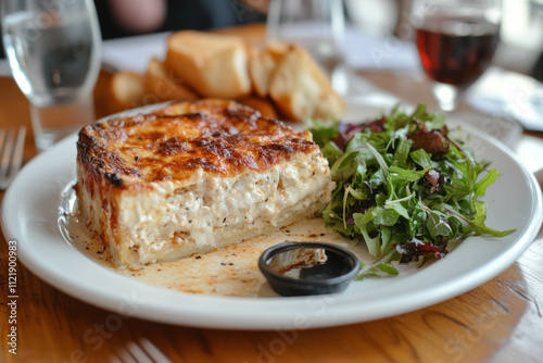 Lasagna And Salad