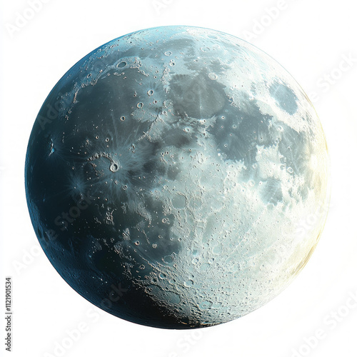 Moon 3d Isolated