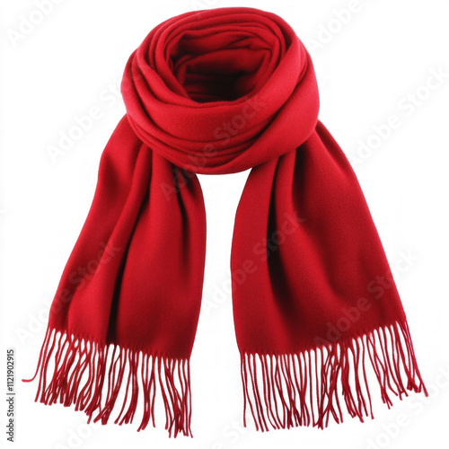Red Scarf Isolated