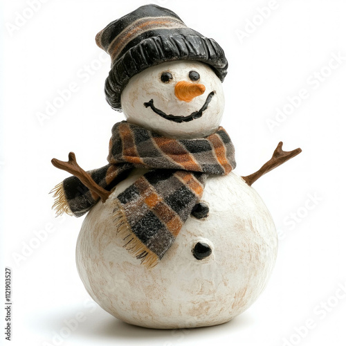 Snow Man Isolated
