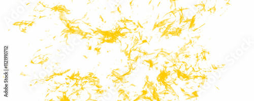 Yellow tone fire texture design art background. Abstract design with yellow and gold tone fire background. Natural fire form flowing grunge background. 
