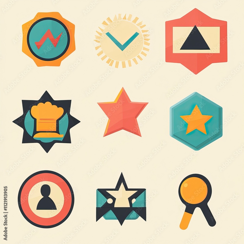 Year-in-Review Graphic Elements Set for Creative Designs, Year-in-Review Collage, Happy New Year, New year eve, Happy Christmas 
