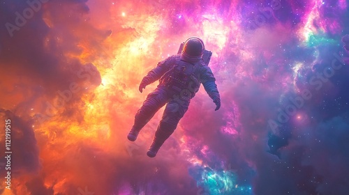 Wallpaper Mural astronaut floating through colorful surreal galactic fantasy space


 Torontodigital.ca