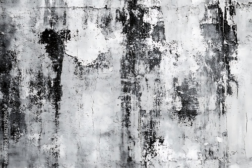 Wallpaper Mural Abstract grunge black and white distressed texture background, Torontodigital.ca