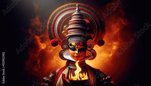 Kathakali dancer
