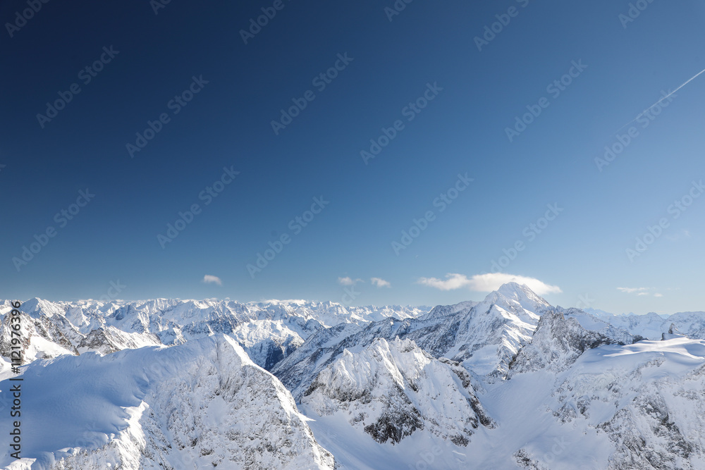 Fototapeta premium Titlis is a mountain located in the Swiss Alps, more precisely in the canton of Obwalden.