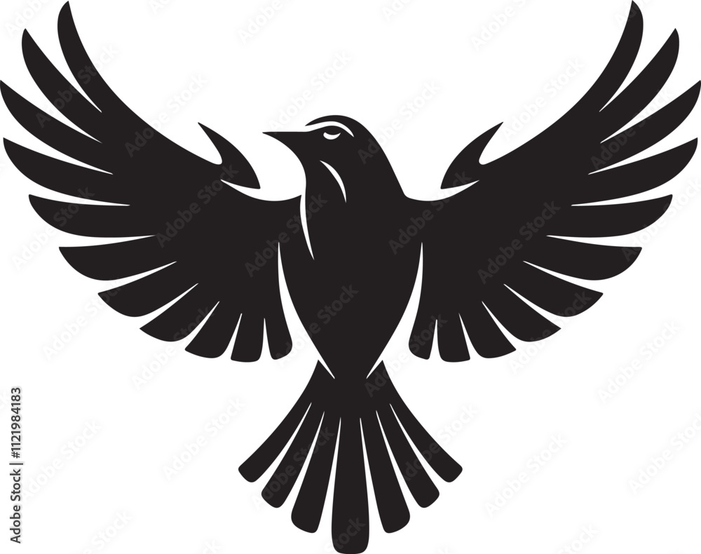 Fototapeta premium Hummingbird logo design Colibri bird icon vector image