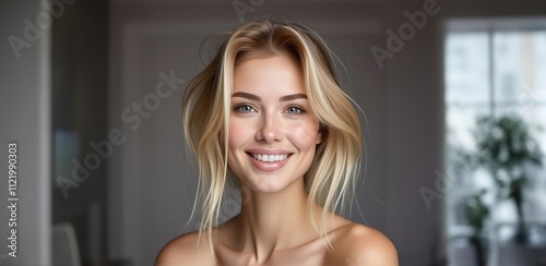 Beauty blonde sensual woman portrait. Beauty portrait of a young cute woman. Free Download Beauty blonde sensual woman portrait. Beauty portrait of a young cute woman. - GFXLoad