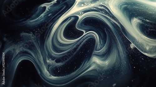 Wallpaper Mural Liquid paint mixing in mesmerizing swirls Torontodigital.ca