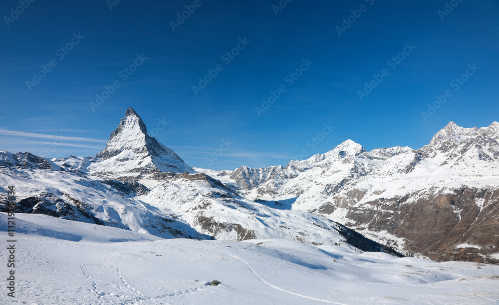 Fototapeta premium A sunny day in Zermatt