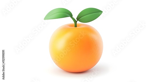 3D Naranjilla icon on a white background
