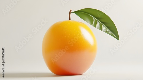 3D Mango icon on a white background