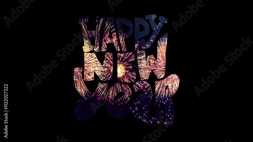 Celebrate the New Year’s Eve 2025 with stunning, colorful fireworks that dazzle the night.