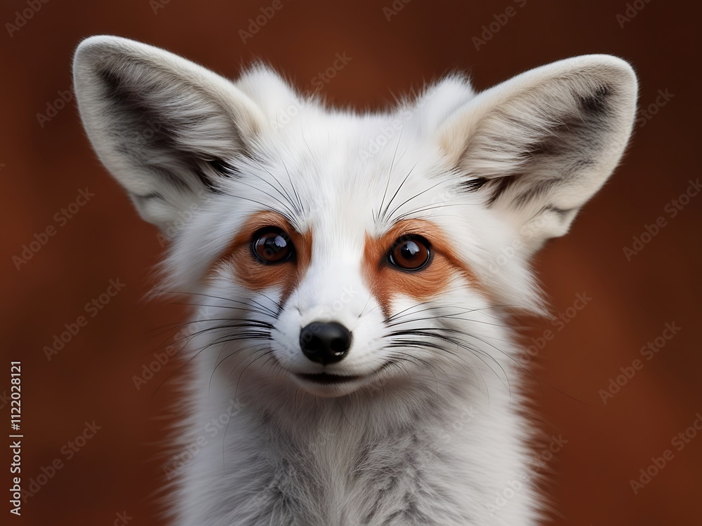Obraz premium Cute baby fox
