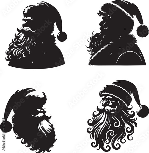 santa claus silhouette