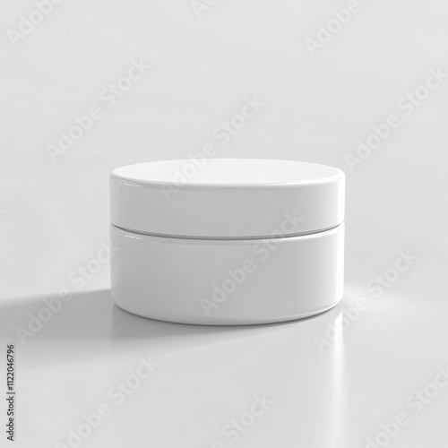 Wallpaper Mural Blank Cosmetic Container Isolated on White Background Torontodigital.ca