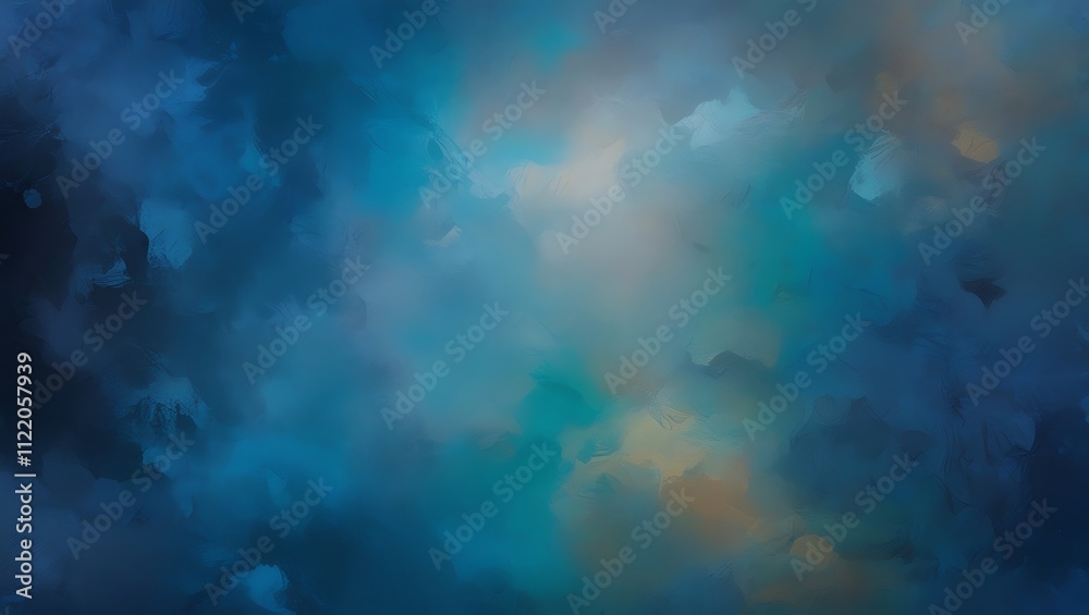 Fototapeta premium Abstract dark blue background. Generative Ai.