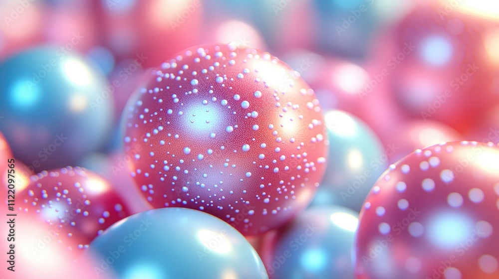 Pastel Pink and Blue 3D Forms with Soft Lighting for Beauty, Abstract Shapes, Modern Design Pastel Pink and Blue 3D Forms with Soft Lighting for Beauty, Abstract Shapes, Modern Design