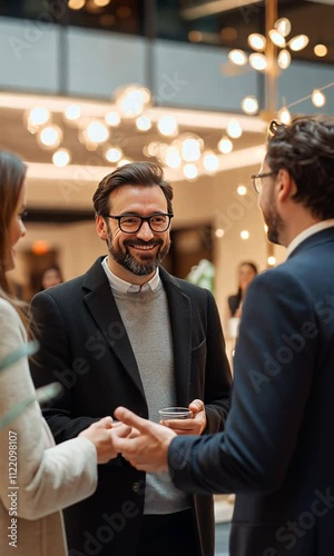 Wallpaper Mural Business people, handshake and meeting in hotel for b2b, introduction and welcome or collaboration. Conference, seminar and employee with client shaking hands for deal, partnership or agreement Torontodigital.ca