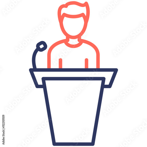 Public Speaking Icon