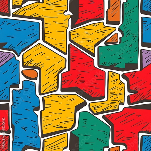 Vector set of abstract geometric shapes