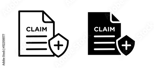 Insurance Claim icons for web ui designs