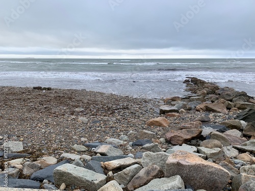 rocks and sea