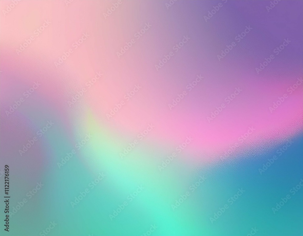 Obraz premium holographic pastel gradient background with light soft pink purple and very periwinkle teal colors transitions multicolored pink