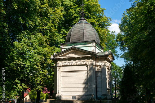 Sepulchral Chapel of Loewenfeld family. Chrzanow, Poland. photo