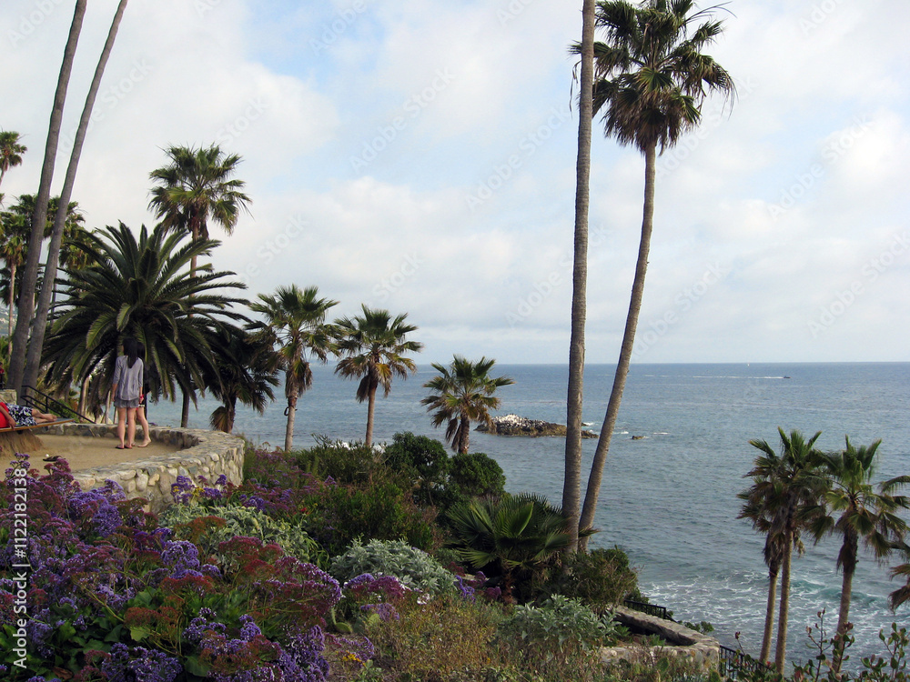 Fototapeta premium Spiaggia con palme