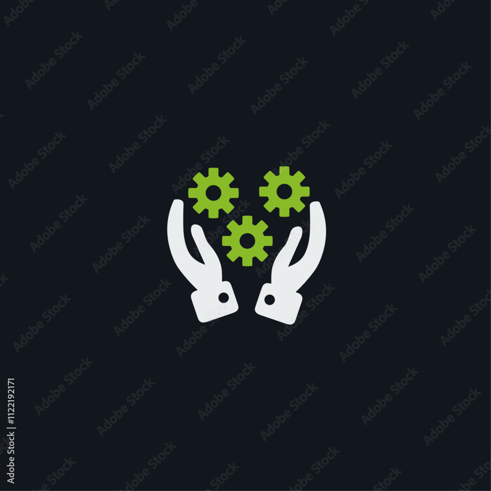 Obraz premium Skills icon flat vector design