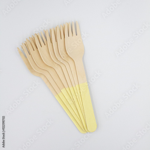 Wooden Yellow Utensils