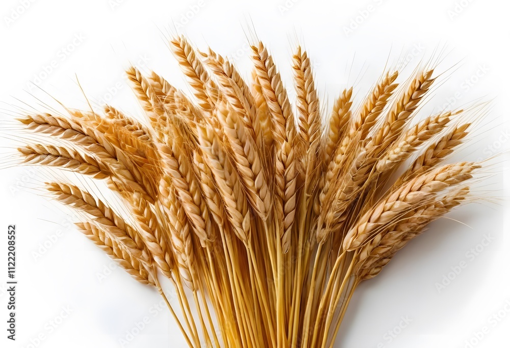 Fototapeta premium Golden Wheat Sheaf: A Harvest Bounty
