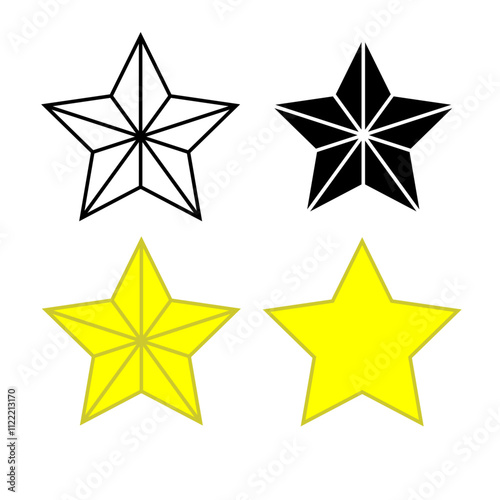 simple illustration of a star on a white background