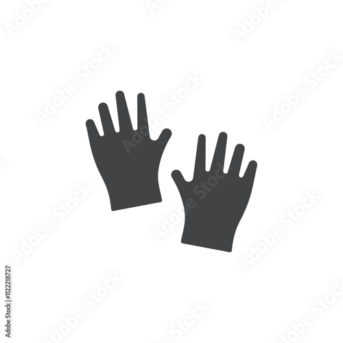 Wallpaper Mural gloves icon outline simple logo Torontodigital.ca