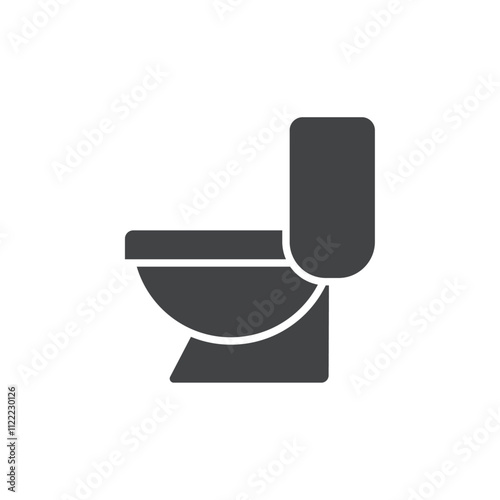 commode icon vector logo sign