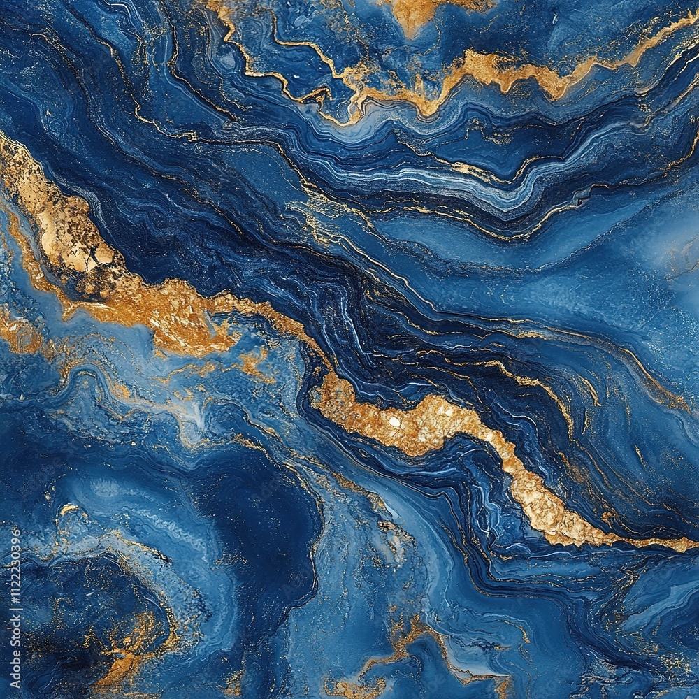Obraz premium Fluid art creation abstract artwork digital media colorful landscape aerial view modern design concepts