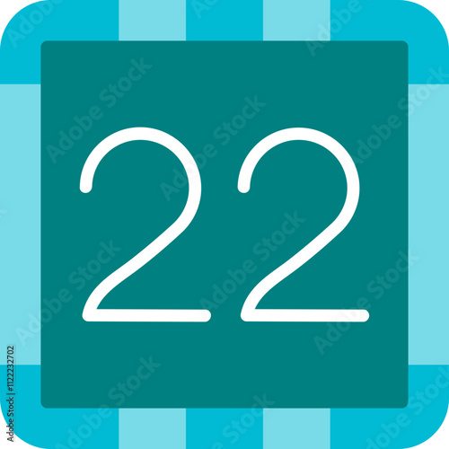 22 - Twenty-Two Icon