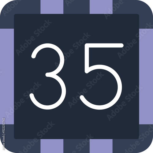 35 - Thirty-Five Icon