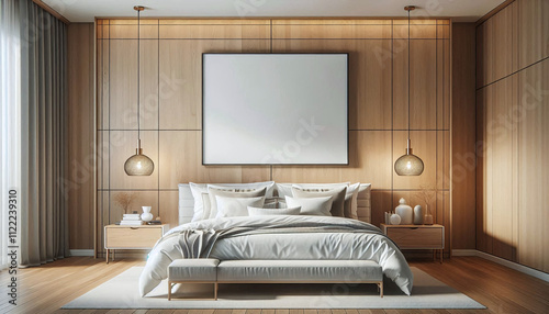 Serene Modern Bedroom photo