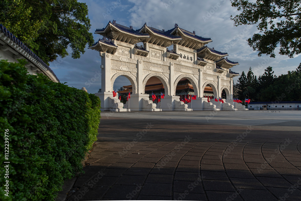 Fototapeta premium Freedom square in Taipei Taiwan