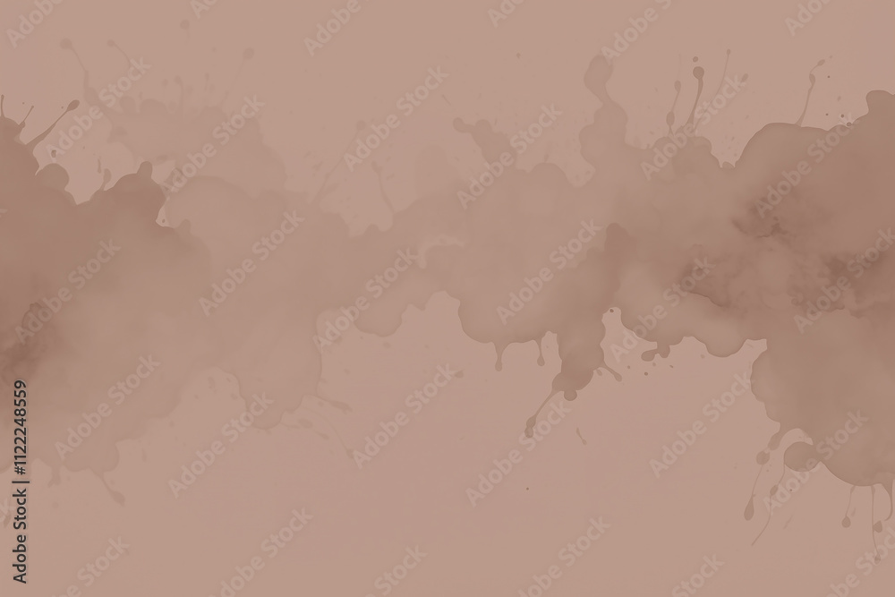 Obraz premium Ink mocha watercolor splash background