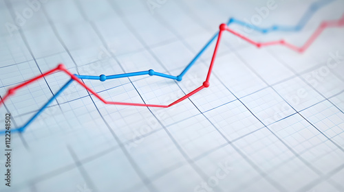 Visualization of Two Datasets Over Time on an XY Graph photo