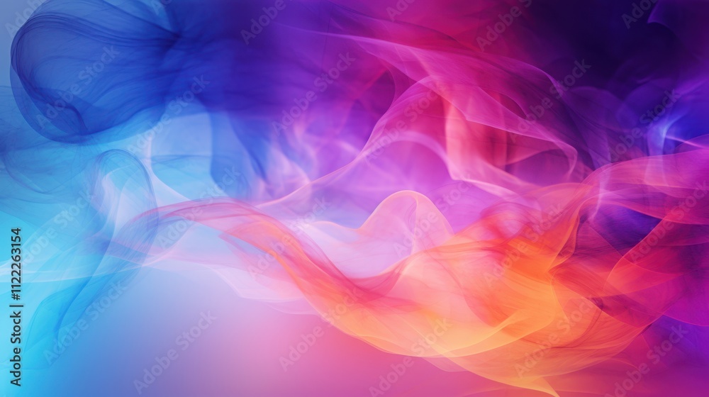 Obraz premium Abstract Colorful Swirling Fabric Design