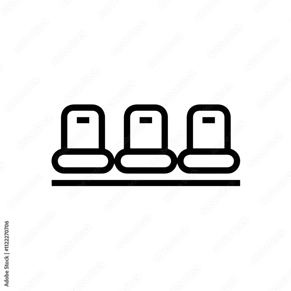 Chair icon symbol vector image illustration Chair icon symbol vector image illustration